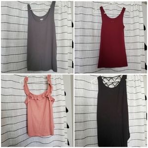 Womans large tank top lot